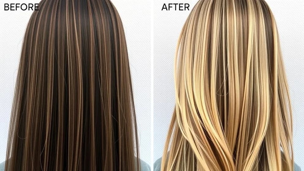 Balayage före och efter transformer