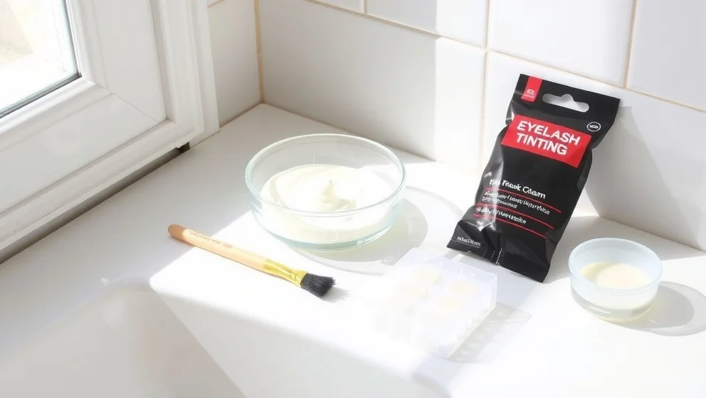 Färga ögonfransar hemma själv