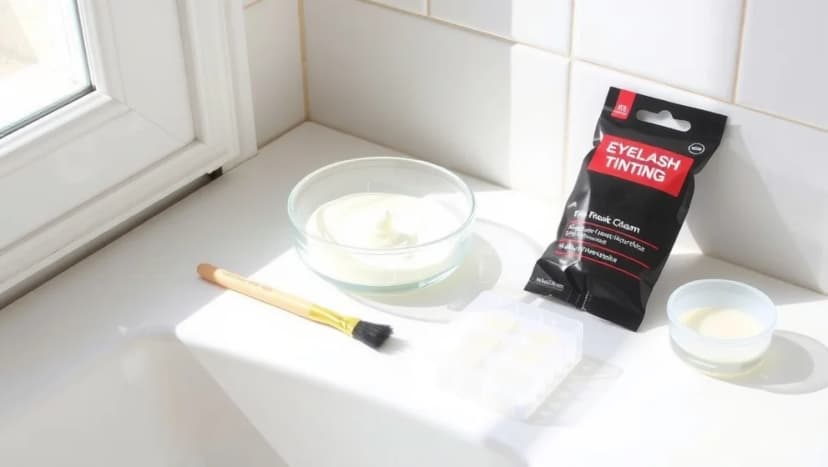 Färga ögonfransar hemma själv