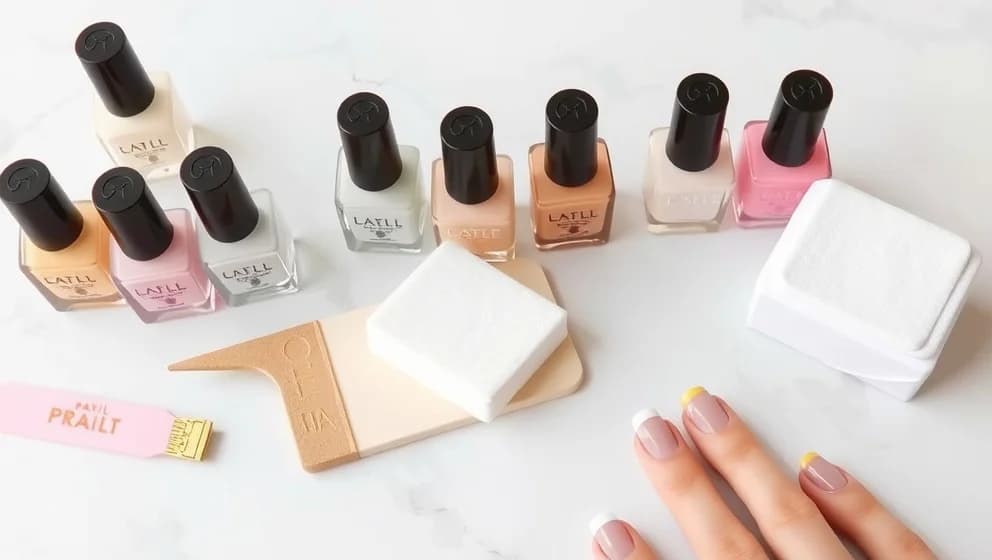 Fransk manikyr med färg som passar dig