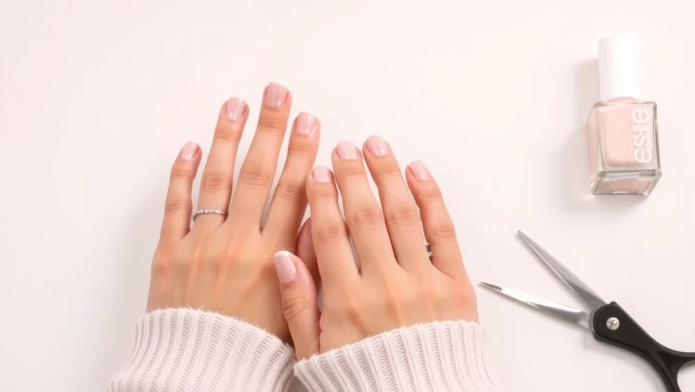 Fransk manikyr naglar som håller länge