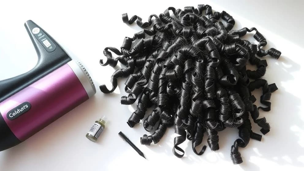 Hårfön för lockigt hår som håller hela dagen