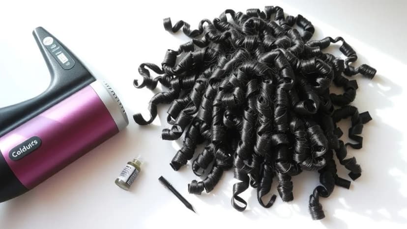 Hårfön för lockigt hår som håller hela dagen