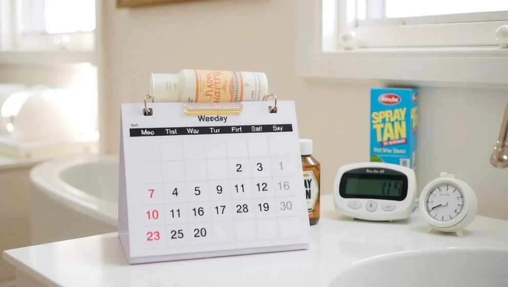 Hur länge håller spraytan på huden