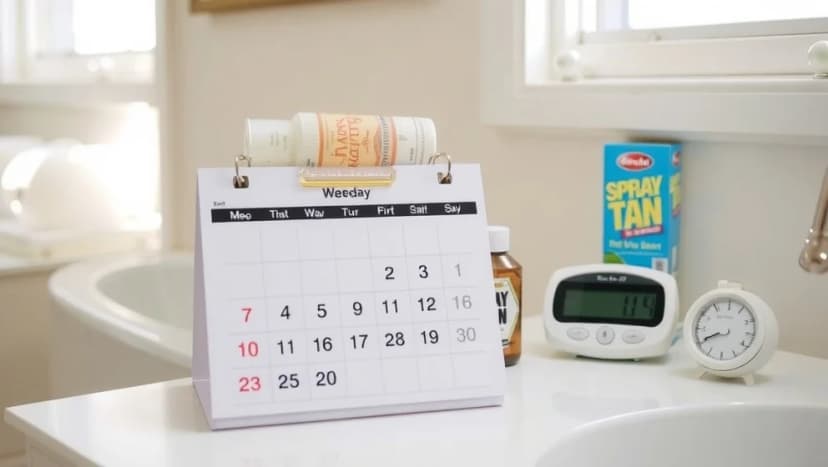 Hur länge håller spraytan på huden