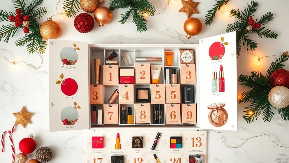 Julkalender 2024 smink för vacker advent