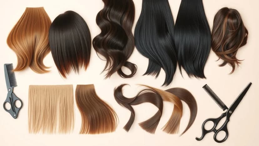 Layers uppklippt hår för alla hårtyper